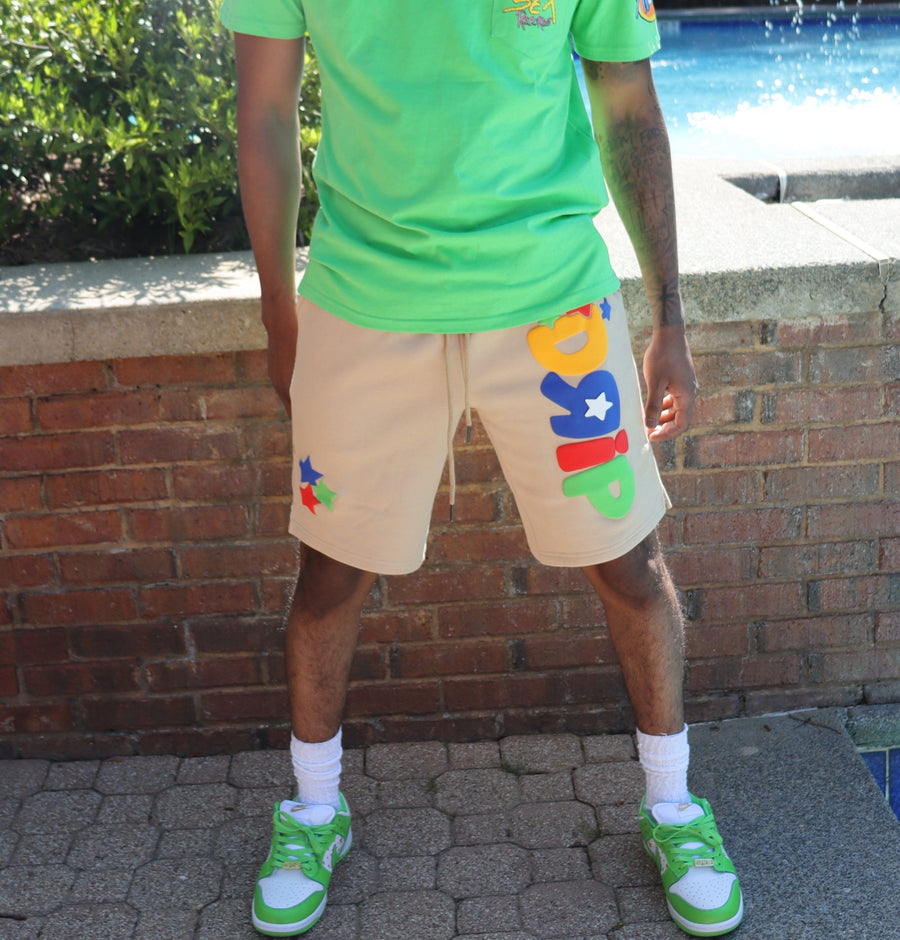 RISKY REWARDS DRIP COTTON SHORTS