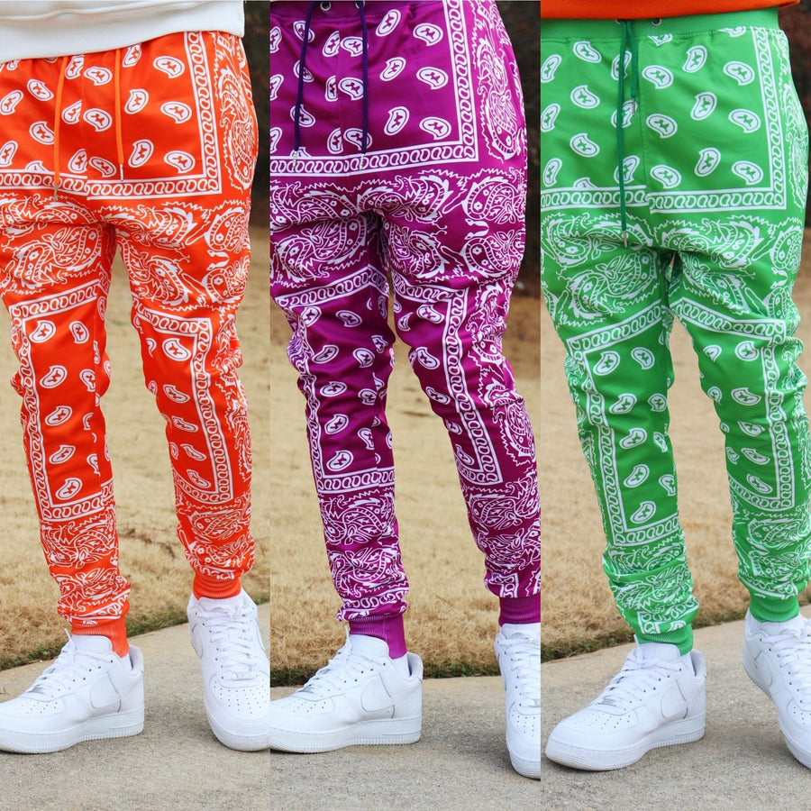 Custom Bandana Paisley Joggers